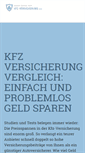 Mobile Screenshot of kfz-versicherung.com